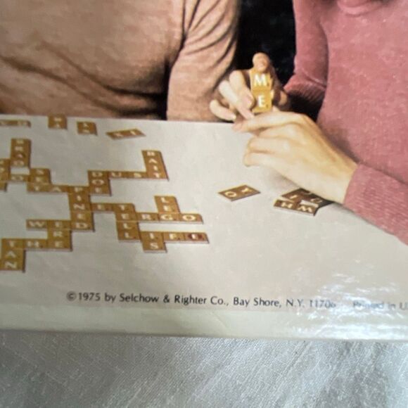 Vintage Scrabble Crossword Dominoes 1975 Selchow & Righter Co. - Picture 2 of 8